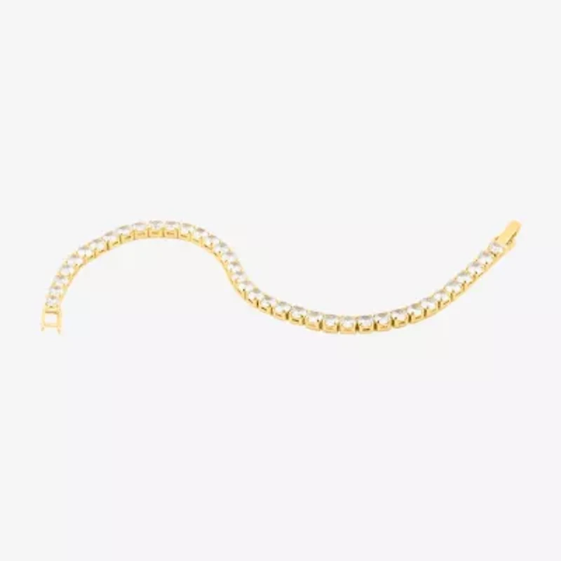 Sparkle Allure Light Up Box Womens Cubic Zirconia 18K Gold Over Brass 2-pc. Jewelry Set