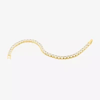 Sparkle Allure Light Up Box Womens Cubic Zirconia 18K Gold Over Brass 2-pc. Jewelry Set