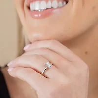 1 CT. Lab-Grown (G / VS2)  Diamond Radiant-cut Solitaire Engagement Ring 10K Gold