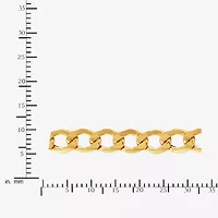 Made Italy Unisex Adult 18 - 22 Inch 10K Gold Link Necklace