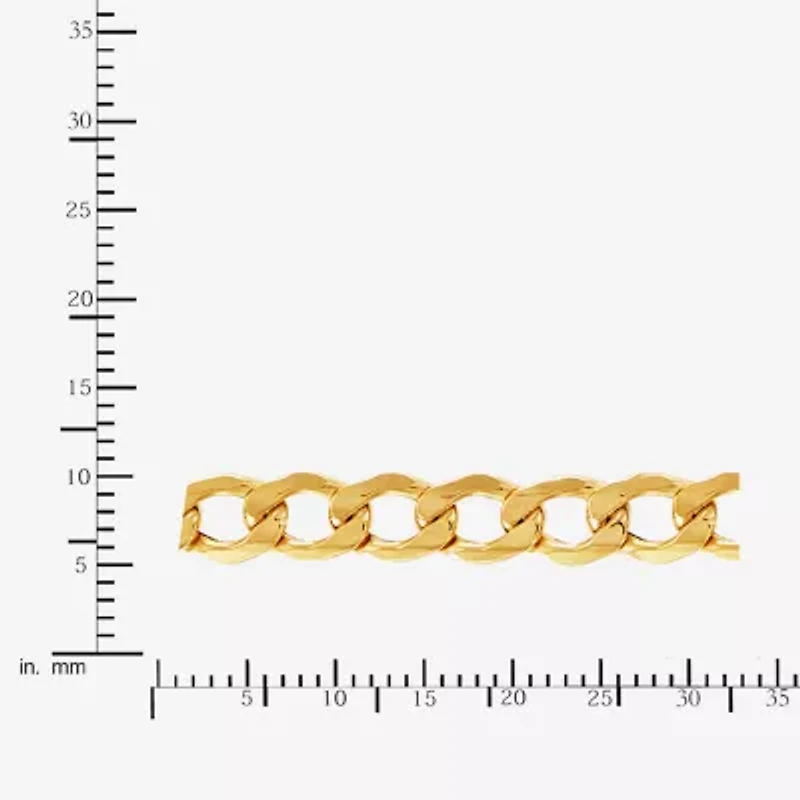 Made in Italy Unisex Adult 18 - 22 Inch 10K Gold Link Necklace