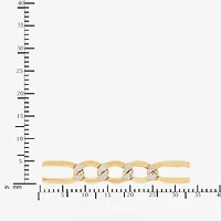 14K Gold 20 - 24 Inch Hollow Figaro Chain Necklace