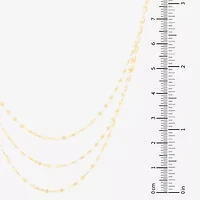 Gold Addiction Womens 14K Gold 17 Inch Link Necklace