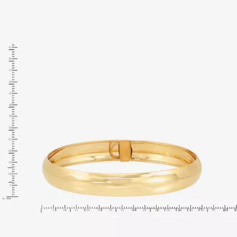 Womens 10K Gold Bangle Bracelet