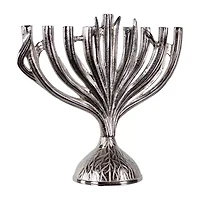 Northlight 15.5" Metal Menorah Candle Holder