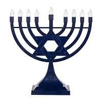 Northlight Led Star Of David Menorah Lighted Hanukkah Tabletop Decor