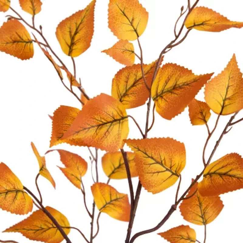 Nearly Natural 4'  Orange Birch Artificial Tree