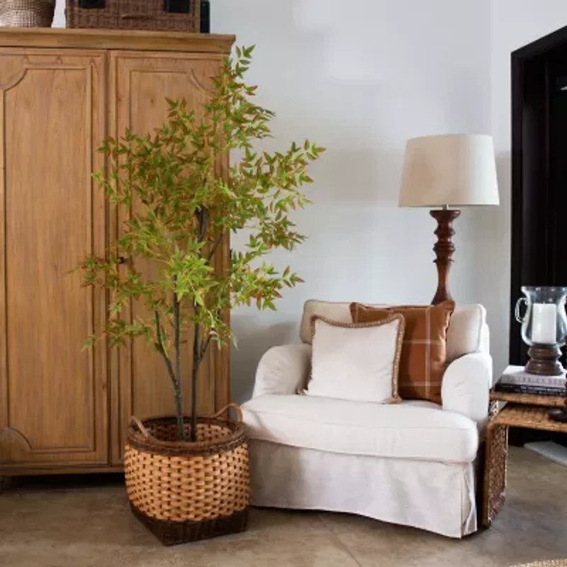 Nearly Natural 6' Green Nandina Indoor Artificial Tree