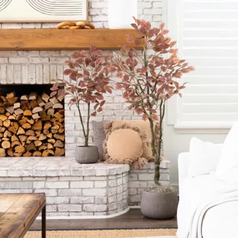 Nearly Natural 3.5' Brown Dogwood  Brown Indoor Artificial Tree