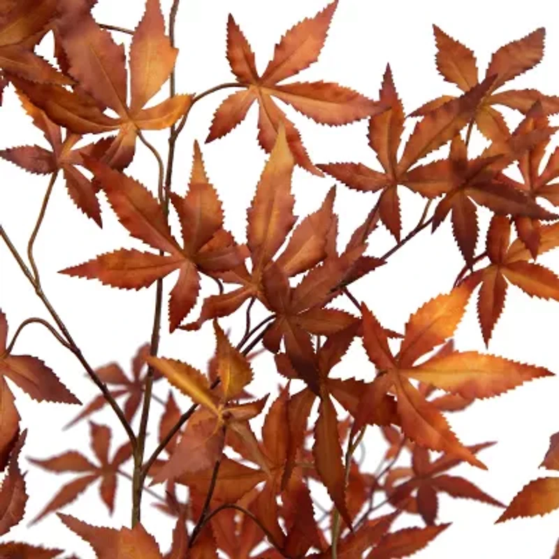 Nearly Natural 6' Orange Japanese Maple Artificial Tree
