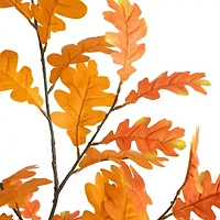 Nearly Natural 6' Orange Oak Artificial Tree