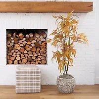 Nearly Natural 5' Orange Eucalyptus Indoor Artificial Tree