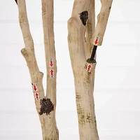 Nearly Natural 9' Orange Autumn Birch Artificial Tree