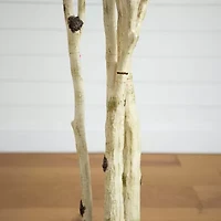 Nearly Natural 9' Orange Autumn Birch Artificial Tree