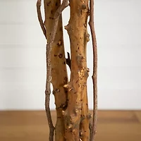 Nearly Natural 10' Orange Autumn Ficus Artificial Tree