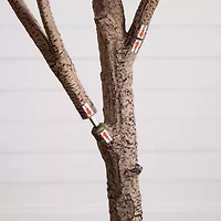 Nearly Natural 8' Orange Autumn Oak Artificial Tree