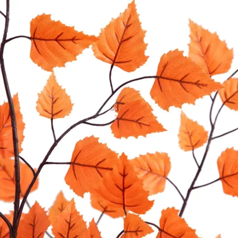 Nearly Natural 5'  Autumn Paper Birch Artificial Tree
