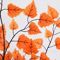 Nearly Natural 5'  Autumn Paper Birch Artificial Tree