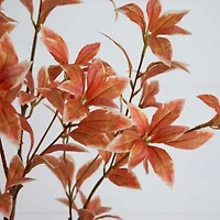 Nearly Natural 6' Orange Pieris Artificial Tree