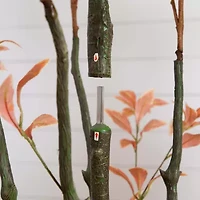 Nearly Natural 6' Orange Pieris Artificial Tree
