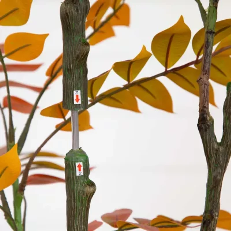 Nearly Natural 4' Orange Sumac Artificial Tree