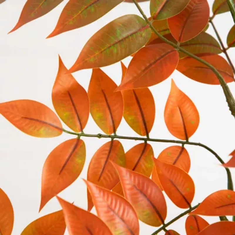 Nearly Natural 4' Orange Sumac Artificial Tree