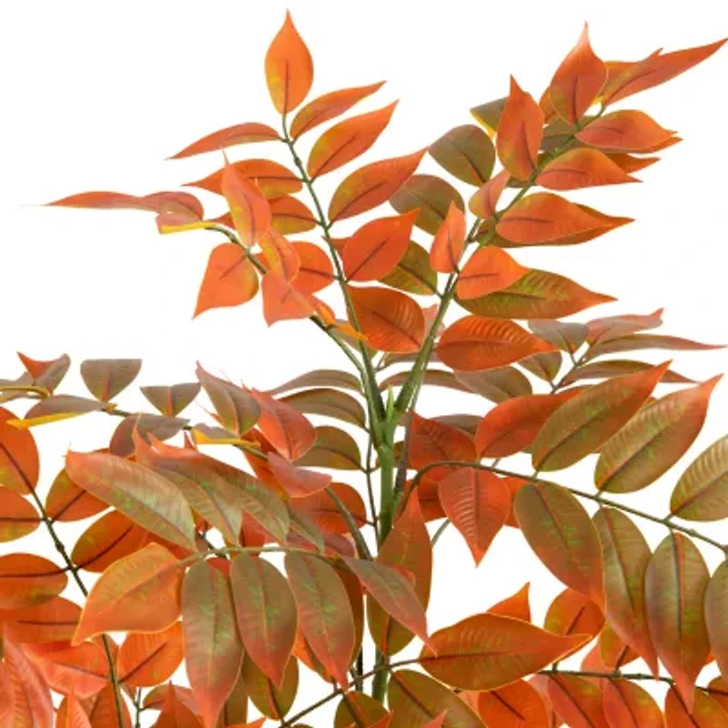 Nearly Natural 5' Green Sumac Indoor Artificial Tree