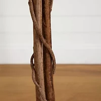 Nearly Natural 5' Orange Vibrant Maple Artificial Tree