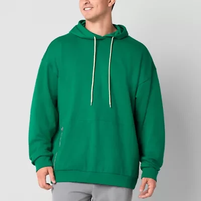 Xersion French Terry Mens Long Sleeve Active Big and Tall Hoodie