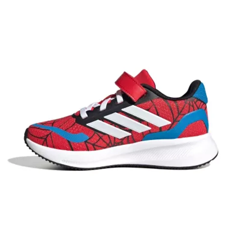 adidas Run Falcon Spider-Man El Little Kid Boys Running Shoes Spiderman