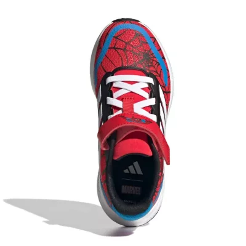 adidas Run Falcon Spider-Man El Little Kid Boys Running Shoes Spiderman