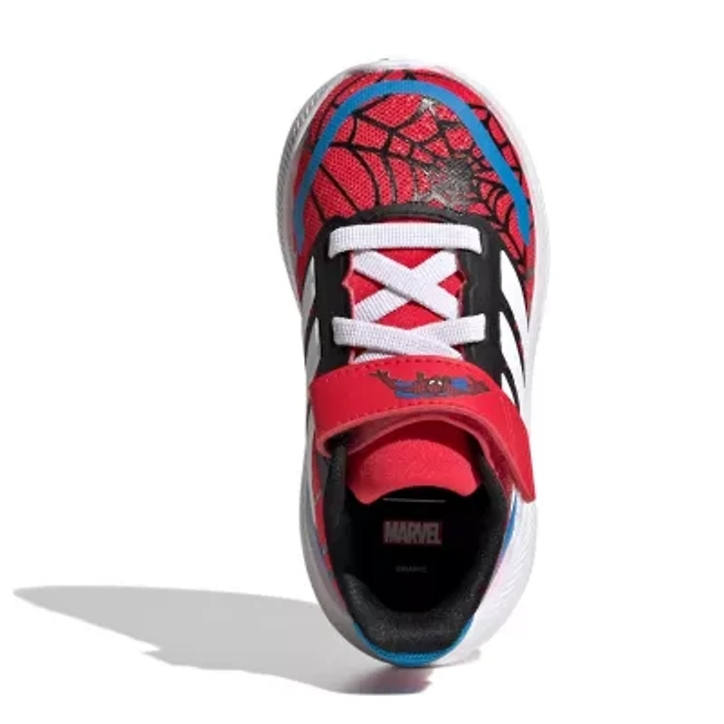 adidas Run Falcon Spider-Man El Toddler Boys Running Shoes Spiderman