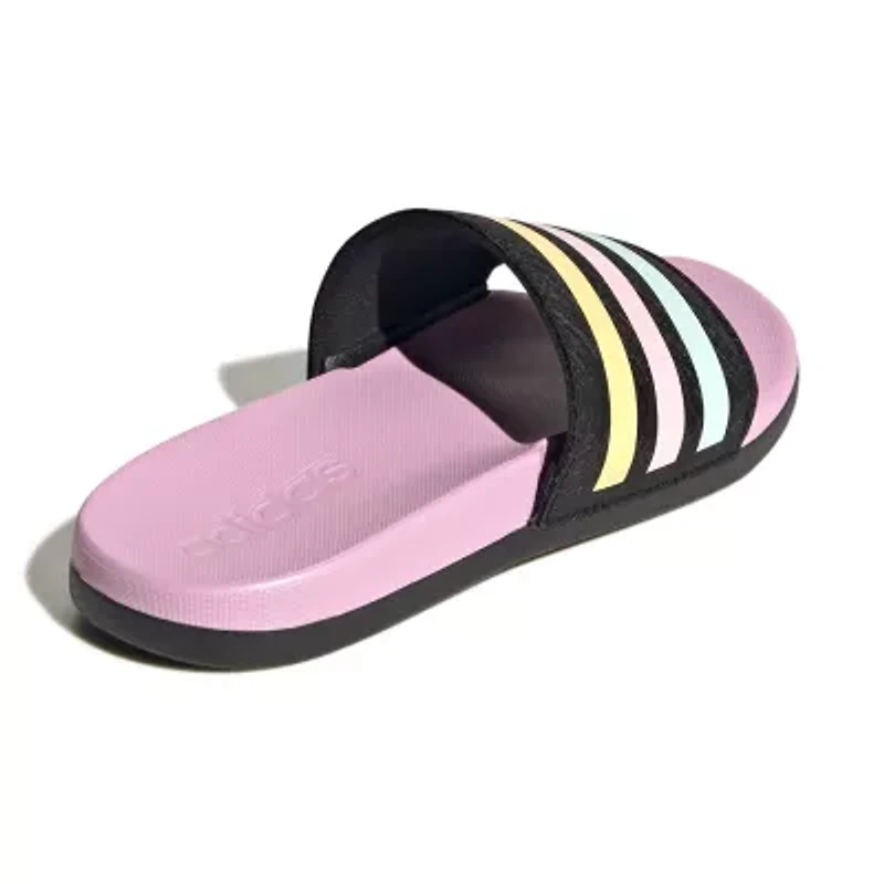 adidas Little & Big Kid Girls Adilette Comfort Slide Sandals