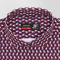 J. Ferrar 360 Stretch Mens Slim Fit Wrinkle Free Long Sleeve Dress Shirt