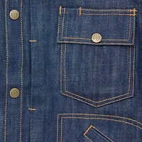 Ely Cattleman Vintage Mens Denim Lightweight Tall Work Jacket