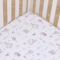 Disney Collection Alice in Wonderland Crib Sheet