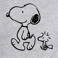 Mens Long Sleeve Graphic Snoopy Sweatshirt