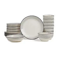 EARTH & CLAY Zeke 8-pc. Earthenware Dinnerware Set