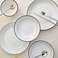 EARTH & CLAY Zeke 8-pc. Earthenware Dinnerware Set