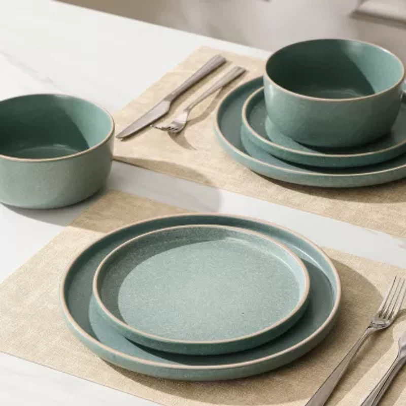 EARTH & CLAY Amber -pc. Stoneware Dinnerware Set