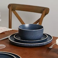 EARTH & CLAY Amber 24-pc. Stoneware Dinnerware Set