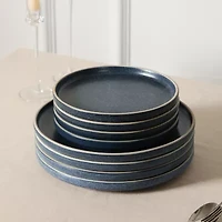EARTH & CLAY Amber 24-pc. Stoneware Dinnerware Set