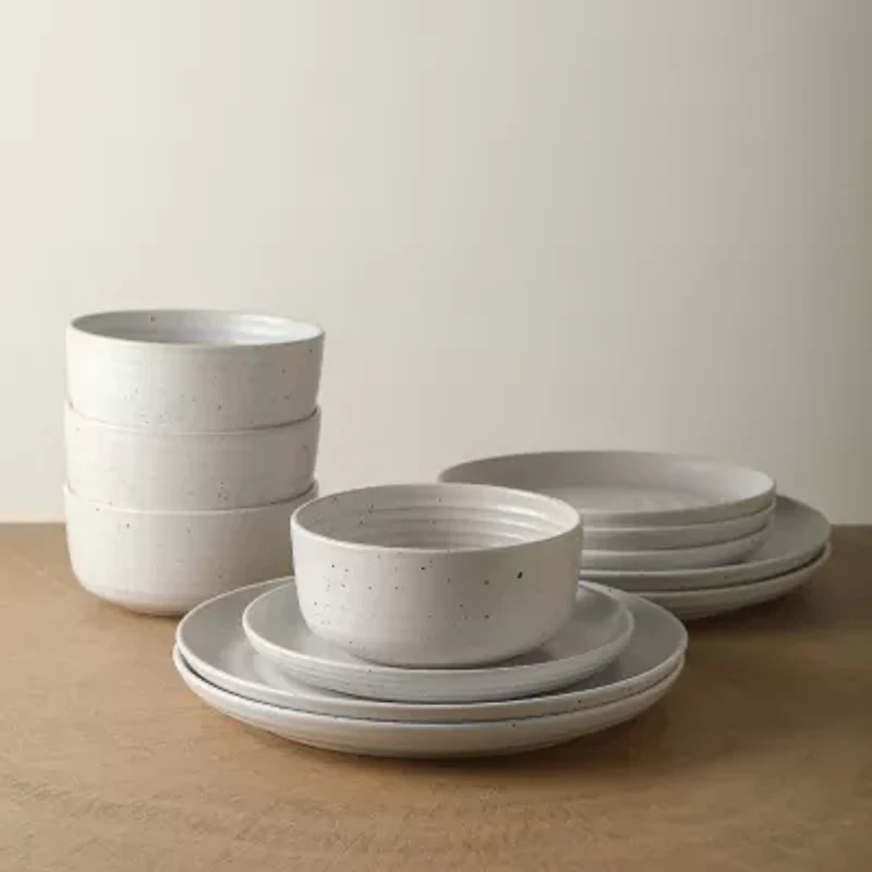 EARTH & CLAY Ion -pc. Stoneware Dinnerware Set