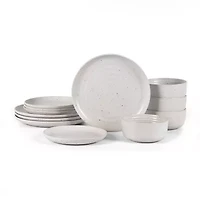 EARTH & CLAY Ion -pc. Stoneware Dinnerware Set