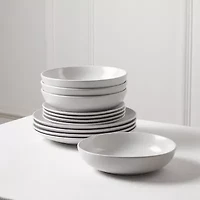 EARTH & CLAY Mia 24-pc. Stoneware Dinnerware Set
