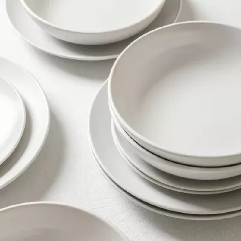 EARTH & CLAY Mia 24-pc. Stoneware Dinnerware Set