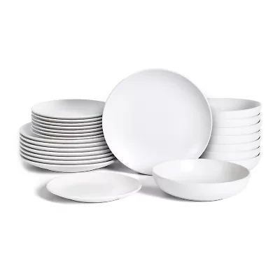 EARTH & CLAY Mia 24-pc. Stoneware Dinnerware Set