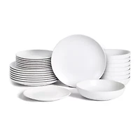 EARTH & CLAY Mia 24-pc. Stoneware Dinnerware Set