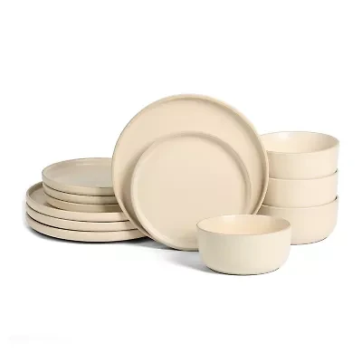 EARTH & CLAY Amber -pc. Stoneware Dinnerware Set