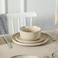 EARTH & CLAY Amber -pc. Stoneware Dinnerware Set